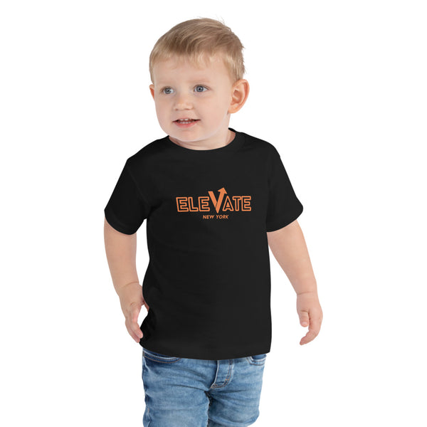 Elevate New York Black Short-Sleeve Toddler T-Shirt