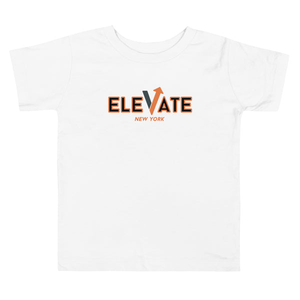 Elevate New York White Short-Sleeve Toddler T-Shirt