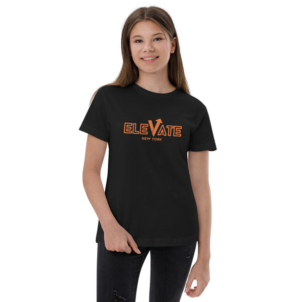 Elevate New York Black Short-Sleeve Youth T-Shirt